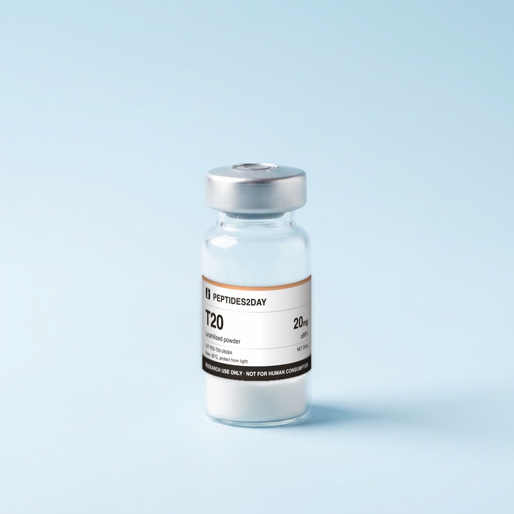 Research peptide vial