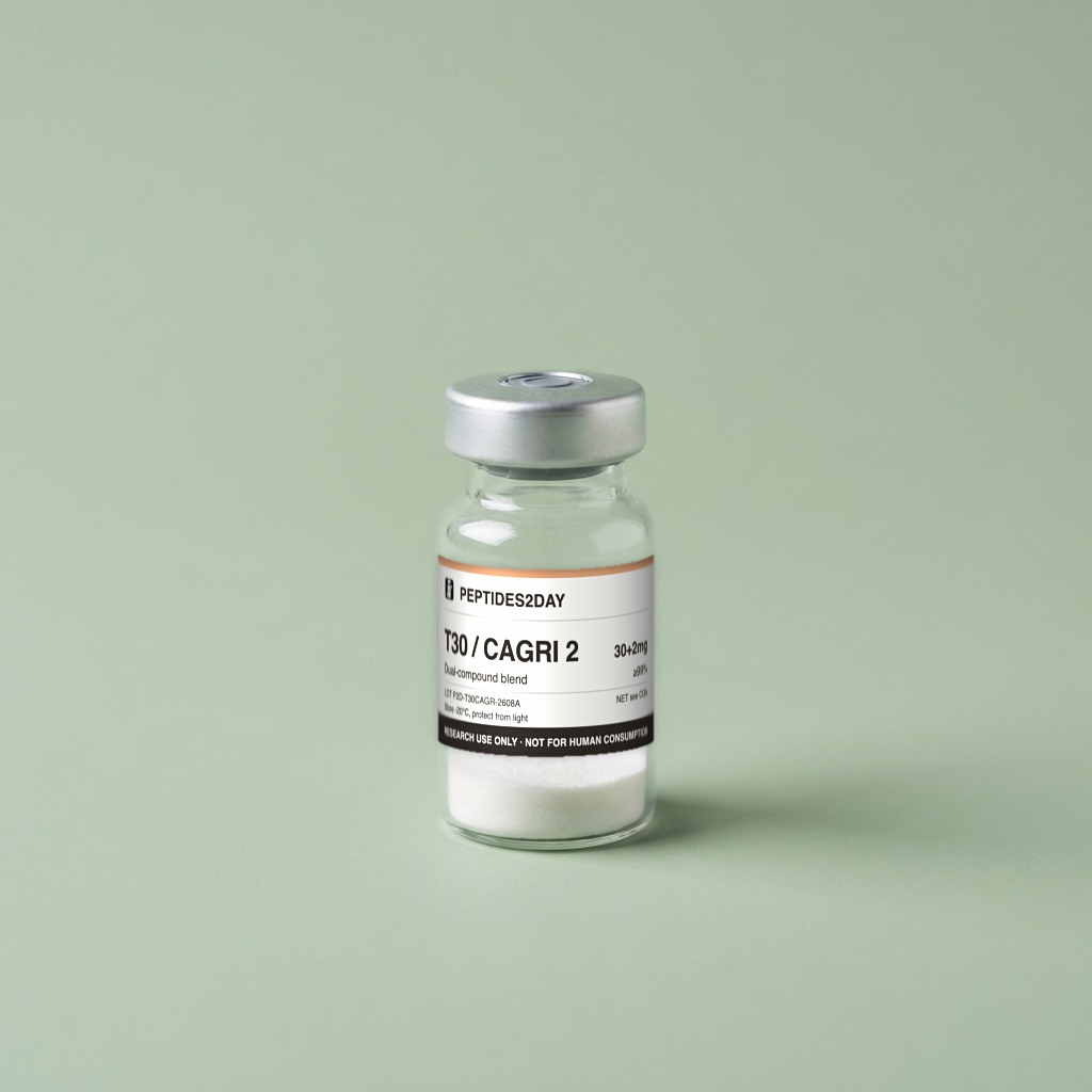 Research peptide vial